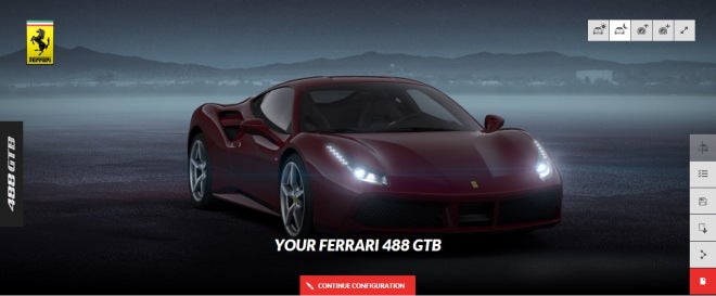 Ferrari 488 Gtb Configurator Is Here