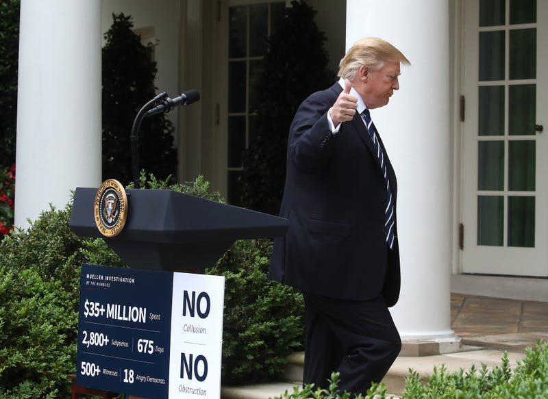Illustration for article titled Trump Walks Out of Meeting Claiming He Can’t Work With Democratic Leaders as Long as He’s Being Investigated