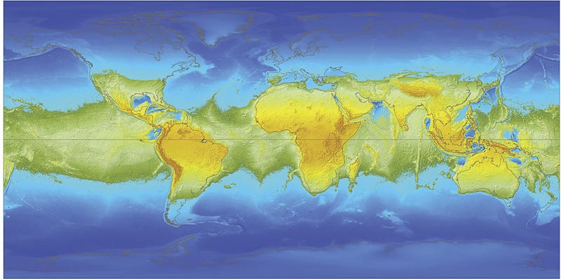 Illustration for article titled This is what the Earth would look like if it stopped spinning