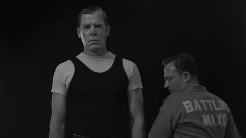 Lee Marvin (left), Joe Mantell