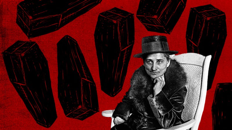 Illustration for article titled Lady Killers: Tillie Klimek, High Priestess of the Bluebeard Clique