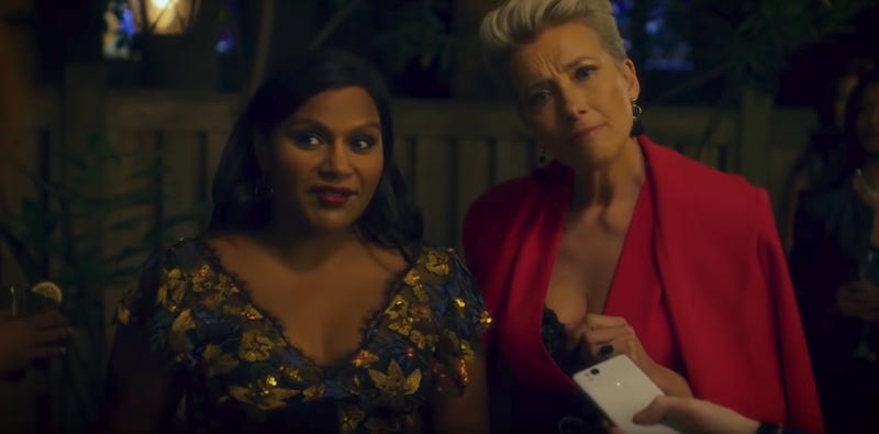 Illustration for article titled Mindy Kaling shakes up the writers' room in a new trailer for Late Night