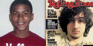 Trayvon Martin (Martin Family photos); Rolling Stone