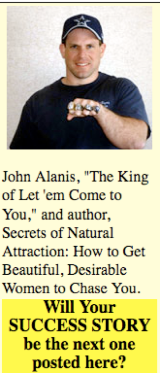 Illustration for article titled Meet John Alanis, "The King Of Let 'Em Come To You"