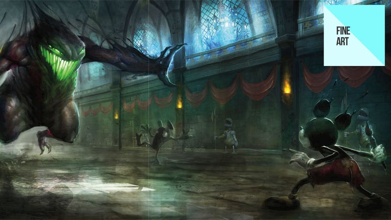 Illustration for article titled The Epic Art of Epic Mickey