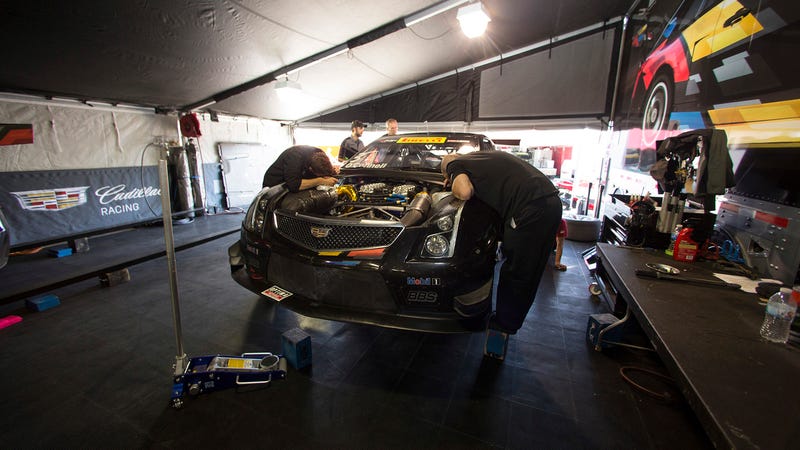 Go Inside Cadillac S Monster Ats V R Race Car