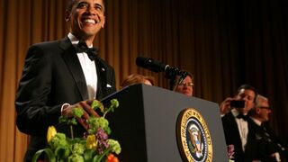 President Obama at the 2011 White House Correspondents' Dinner. (Getty)