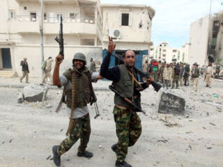 Libyan fighters (Getty Images)