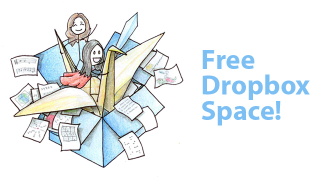 dropbox free space limit