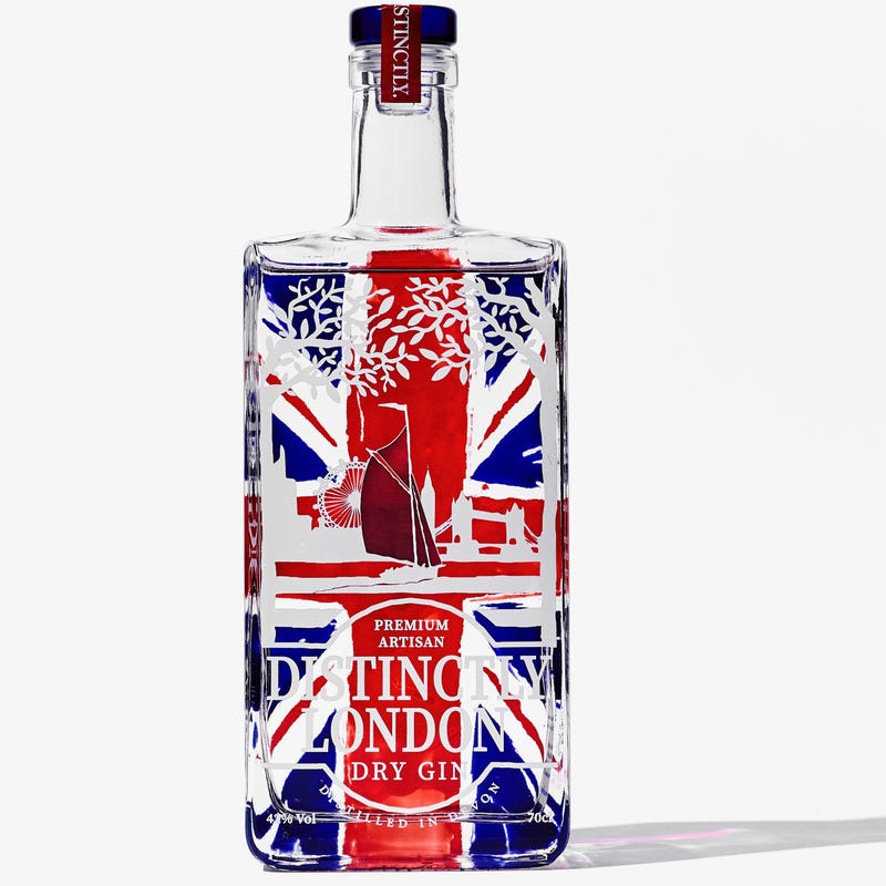 Illustration for article titled British guy in front of me, at the duty free store, buys the most British gin of them all