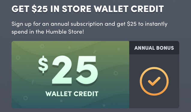Humble Just Added a $25 Incentive to An Already Great Humble Monthly Lineup