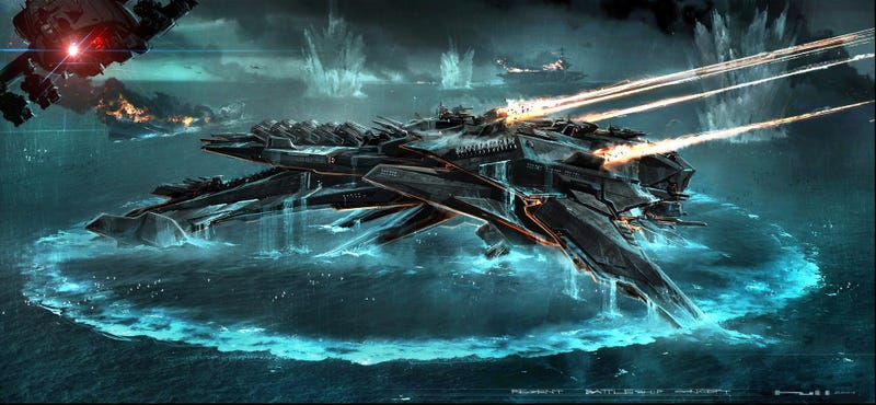 The Raw Beauty Of Battleship S Alien Concept Art