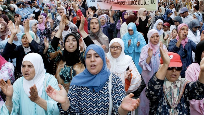 Illustration for article titled Moroccan Women Rally Against Horrible Rape-Marry Law