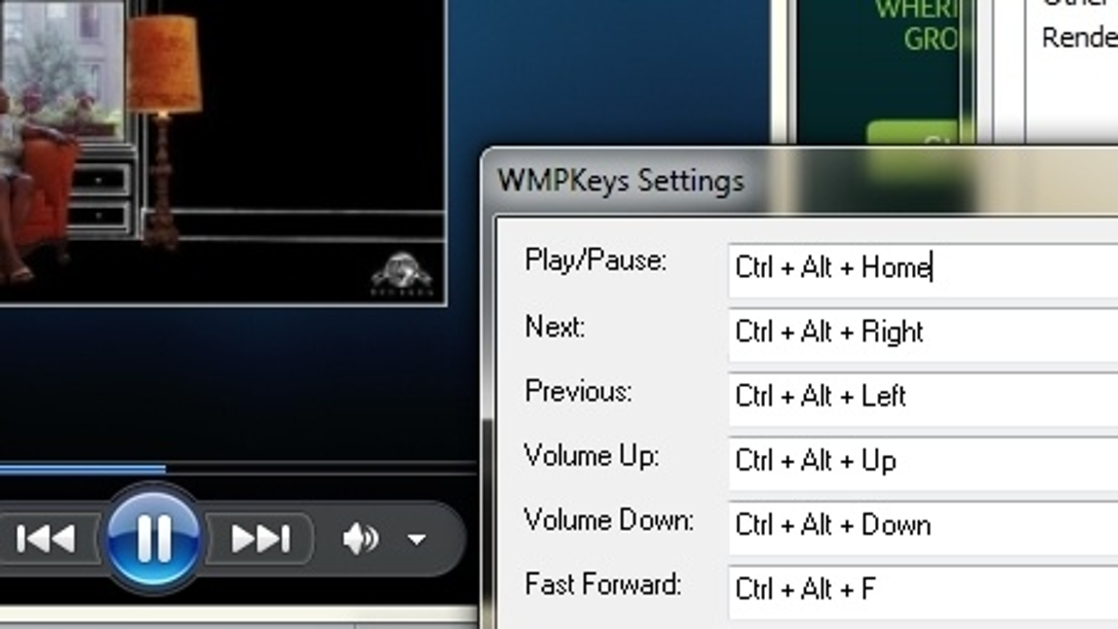 vlc media player keyboard shortcuts jump backward