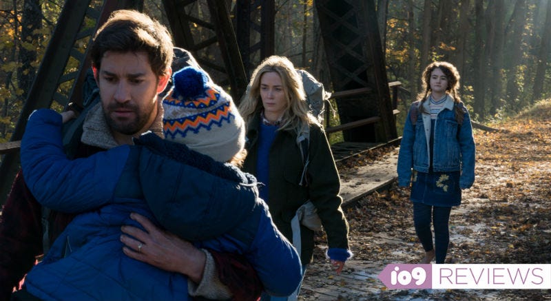 John Krasinski, along with his real-life wife Emily Blunt, star in A Quiet Place.
