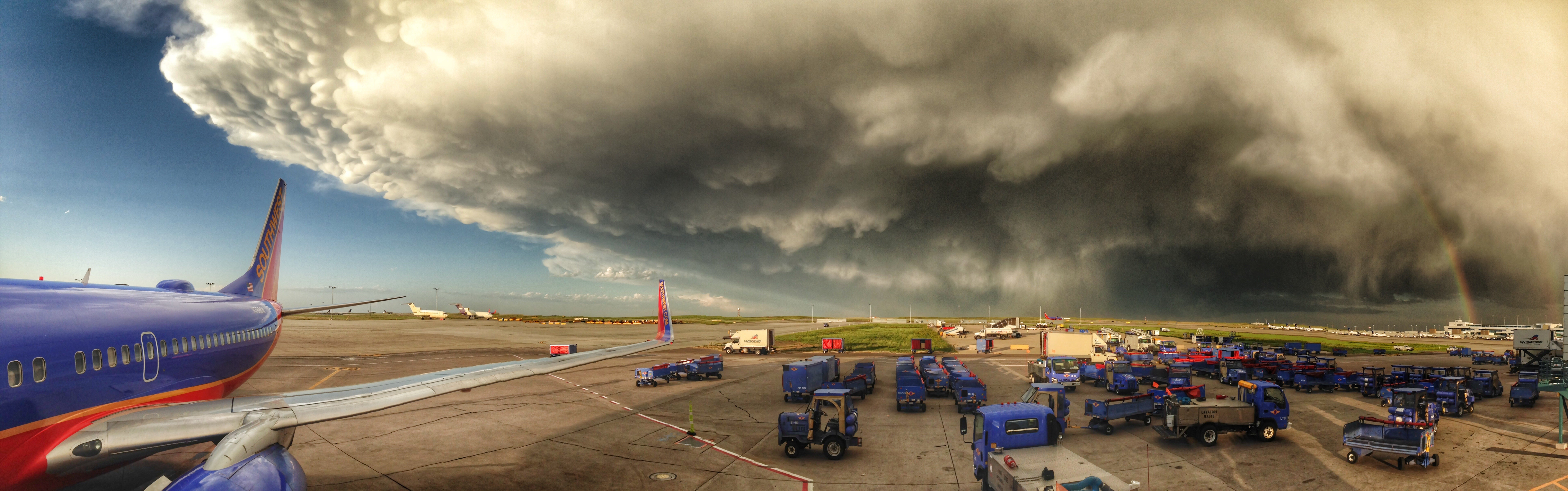 Check Out This Huge Storm Near Denver Airport Last Night