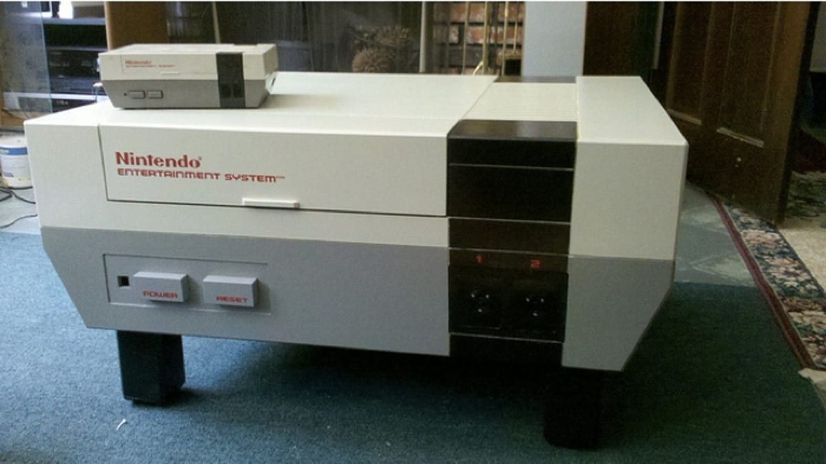 Behold The Nintendo Entertainment System Coffee Table The Nintendo Entertainment System Coffee Table