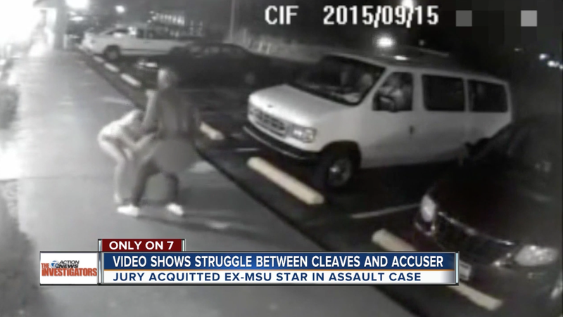 Illustration for article titled Video Shows Mateen Cleaves's Accuser Struggling To Flee His Motel Room