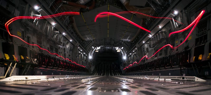 Illustration for article titled This Globemaster Is Getting Angry Because It's Hungry for Cargo