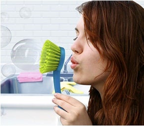 Illustration for article titled Bubble-Blowing Dish-Scrubber Taunts ADHD Sufferers
