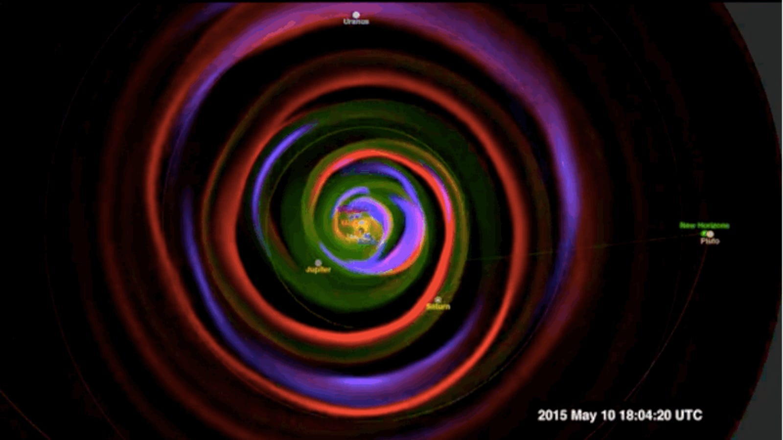This Is the Space Weather New Horizons Had to Fly Through to Get To Pluto—And It's Very Strange
