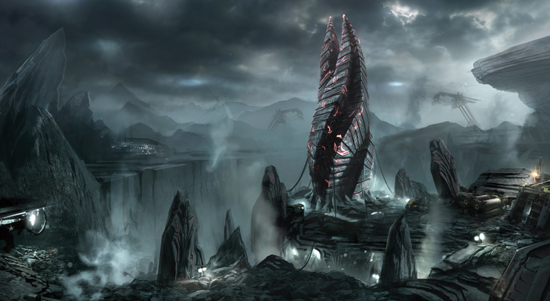 space station dead space concept art