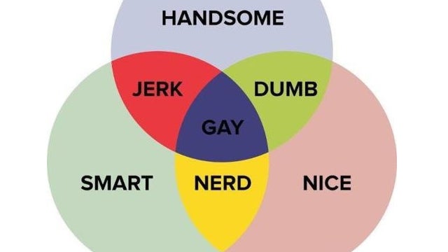 handy venn diagram stereotypes every man on earth VIN Diagram illustration for article titled handy venn diagram stereotypes every man on earth