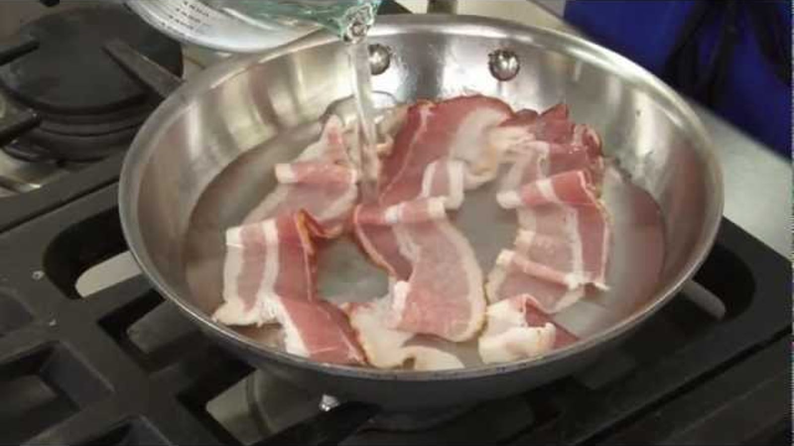 Fry Perfect, Crispy Bacon Every Time By Adding Water