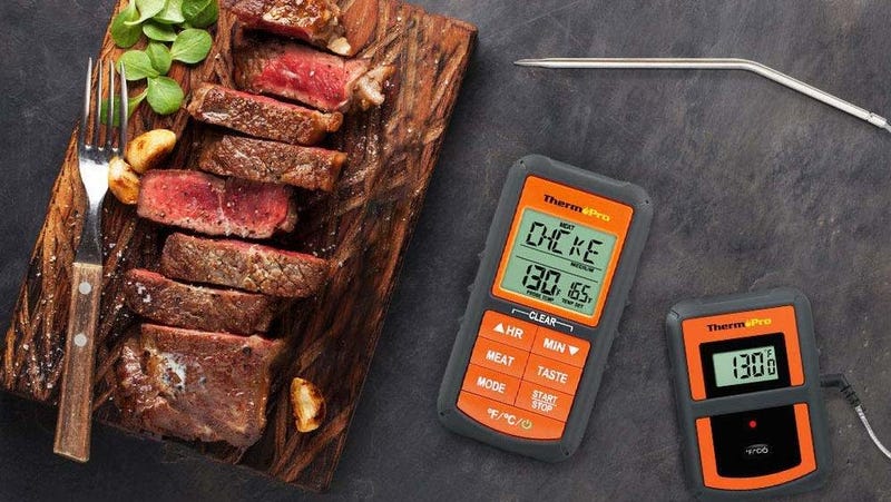 ThermoPro TP-07 Single Probe Wireless Remote Digital Cooking Thermometer | $25 | AmazonThermoPro TP-20 Dual Probe Wireless Remote Digital Cooking Thermometer | $42 | Amazon