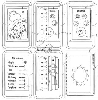 Illustration for article titled HTC’s “Virtual Book” UI Patent Could Be Sense UI’s Successor