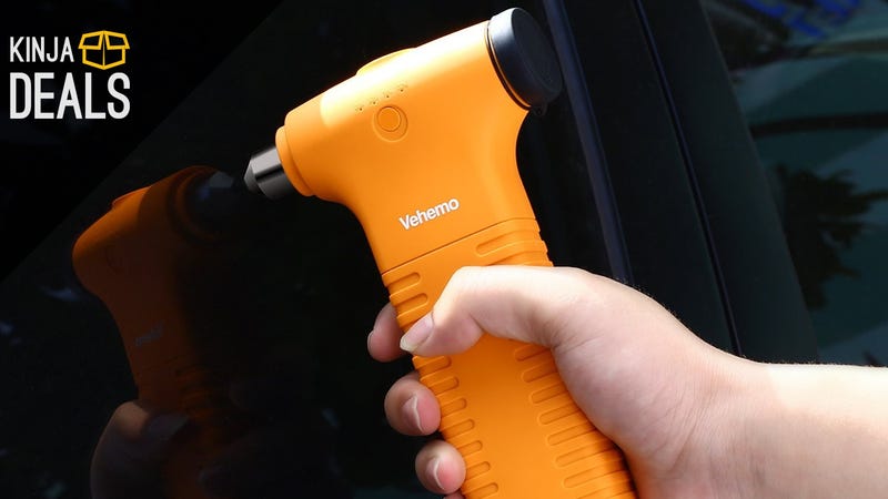 Illustration for article titled Car Jump Starter + External Battery Pack + Hammer + Flashlight
