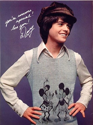 Illustration for article titled Rolled Up Donny Osmond Poster Found In Fan's Vagina