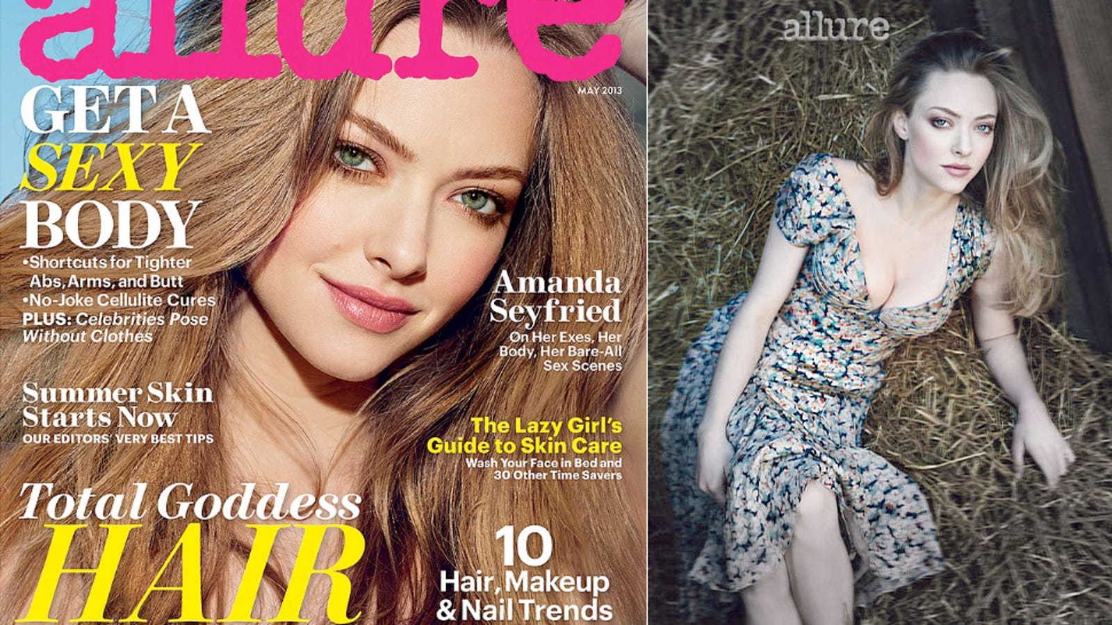 Amanda Seyfrieds breasts shrink from a D to a small C 