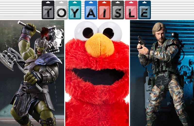 Illustration for article titled A Hulking Gladiator Hulk Figure, the Return of Tickle Me Elmo, and all the Best Toys of the Week