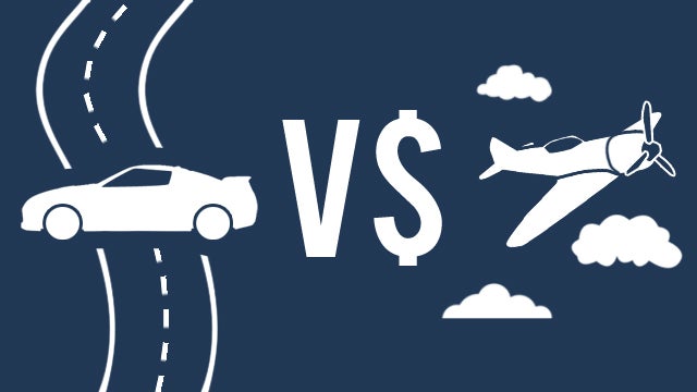 Compare the Cost and Time of Driving Versus Flying for ...