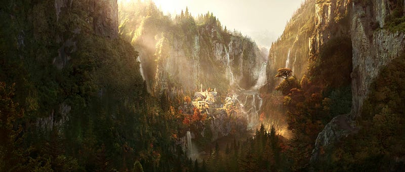 The Gorgeous Matte Paintings that Made Lord of the Rings and Fifth ...