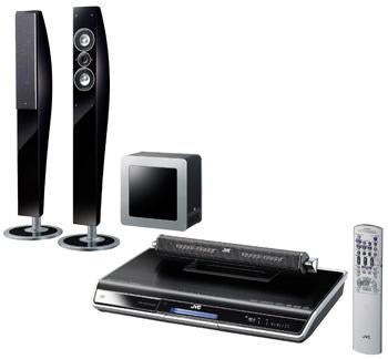 Illustration for article titled JVC's Sophisti Speakers Upscale DVDs and Pack Wi-Fi