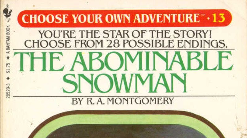Illustration for article titled R.I.P. R.A. Montgomery, writer and publisher of Choose Your Own Adventure