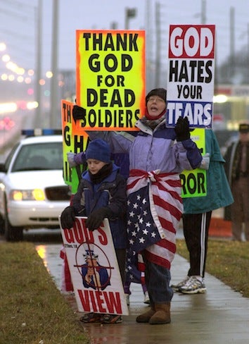 Illustration for article titled Homophobes Gracefully Cancel Plans To Picket Tucson Girl's Funeral
