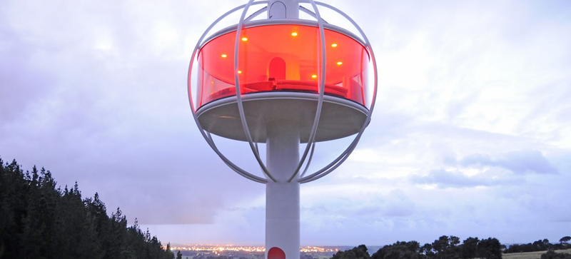 Illustration for article titled New Zealander's Self-Built 'Skysphere' Is The Retreat Of Your Dreams