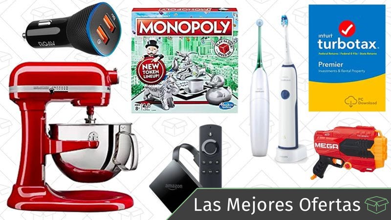 Illustration for article titled Las mejores ofertas de este lunes: Batidoras de KitchenAid, software de Turbotax, juegos de Hasbro y más