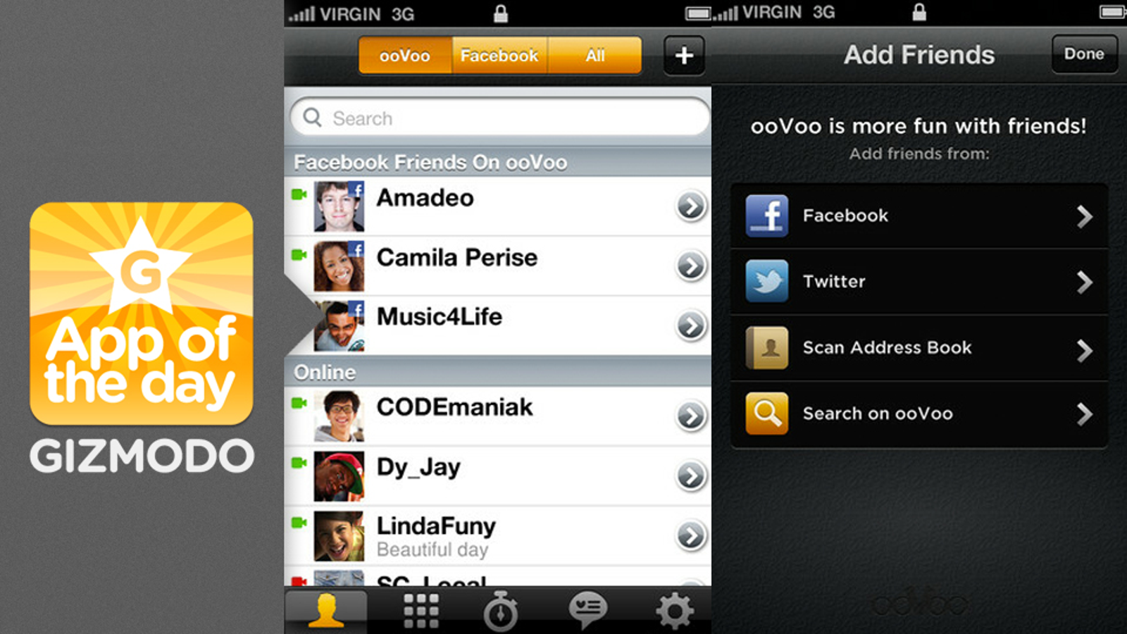 oovoo friend request