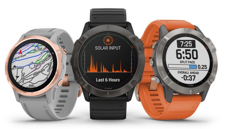Illustration for article titled El nuevo smartwatch solar de Garmin es una bestia deportiva repleta de funciones