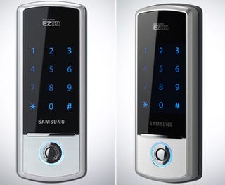 Illustration for article titled Touchscreen Samsung Door Lock Looks Better Than Most Cellphones