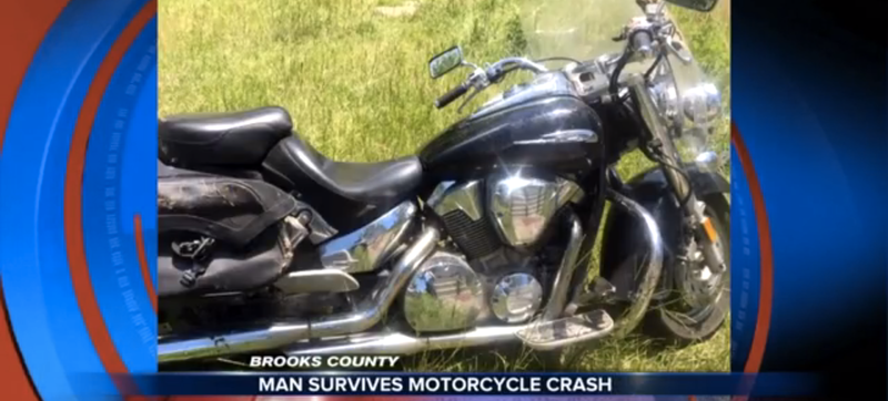 Illustration for article titled Motorcyclist Survives Trapped Under Bike For Eight Days
