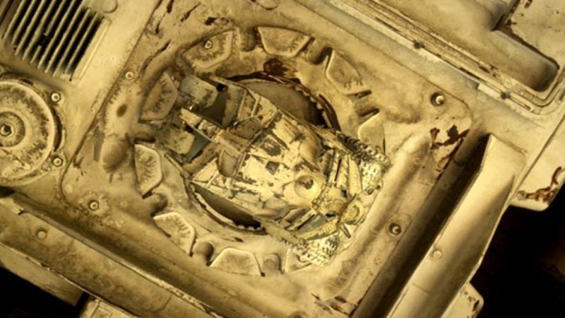 Illustration for article titled J.J. Abrams snuck the Batmobile onto the Millennium Falcon