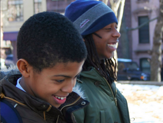 Idris Brewster, left, and Oluwaseun Summers in the documentary film American PromiseMichele Stephenson