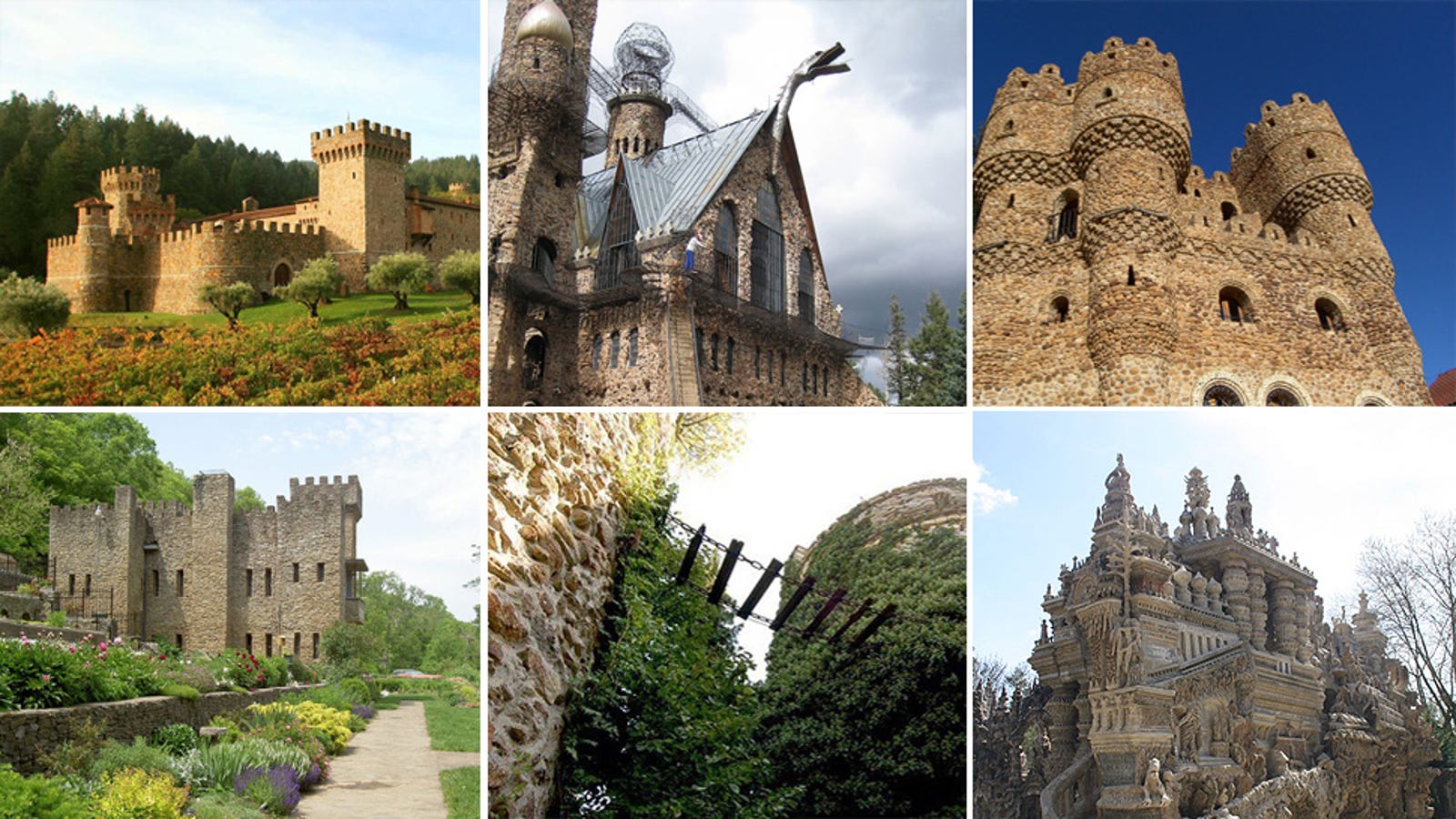 10 castillos espectaculares que fueron construidos a mano por una sola persona