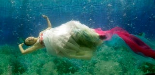 South Korea's Underwater Fashion Show Is Beautiful, Trippy