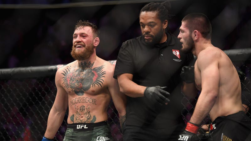 Illustration for article titled The Conor-Khabib Beef Has Gotten Out Of Hand, And The UFC Has Only Itself To Blame